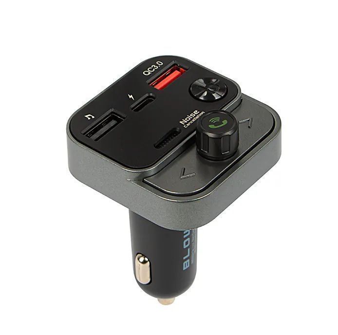 Transmiter FM z zestawem głośnomówiącym Bluetooth QC3.0 PD 30W 74-172#