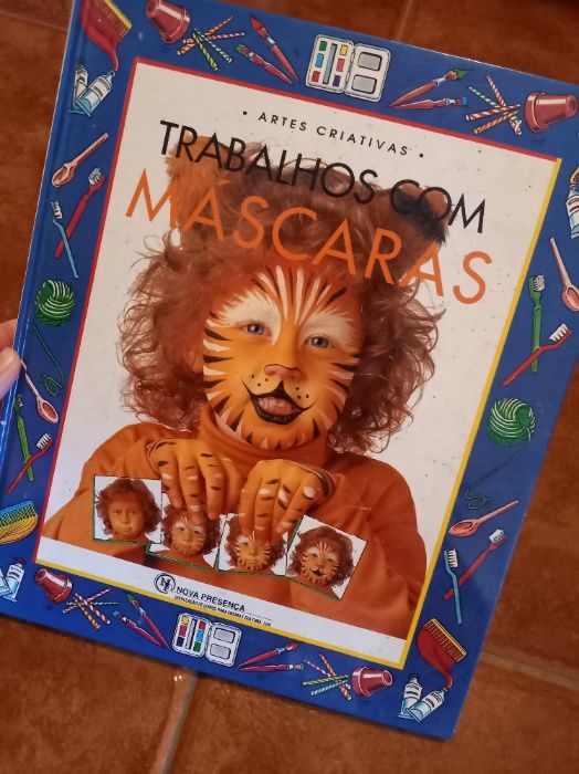 Livro de artes criativas "Trabalhos com Máscaras"