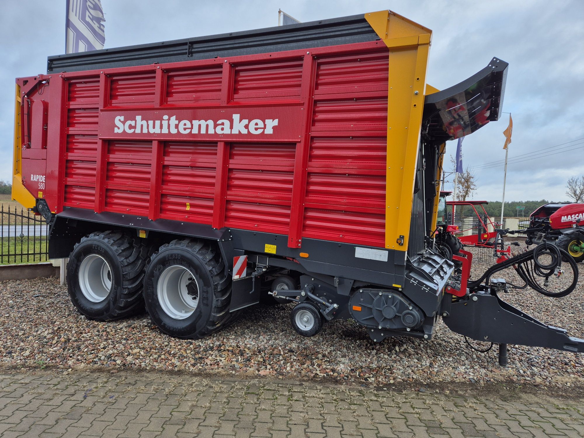 SCHUITEMAKER Rapide 580 Przyczepa Samozbierająca 43 m3 z nadstawą