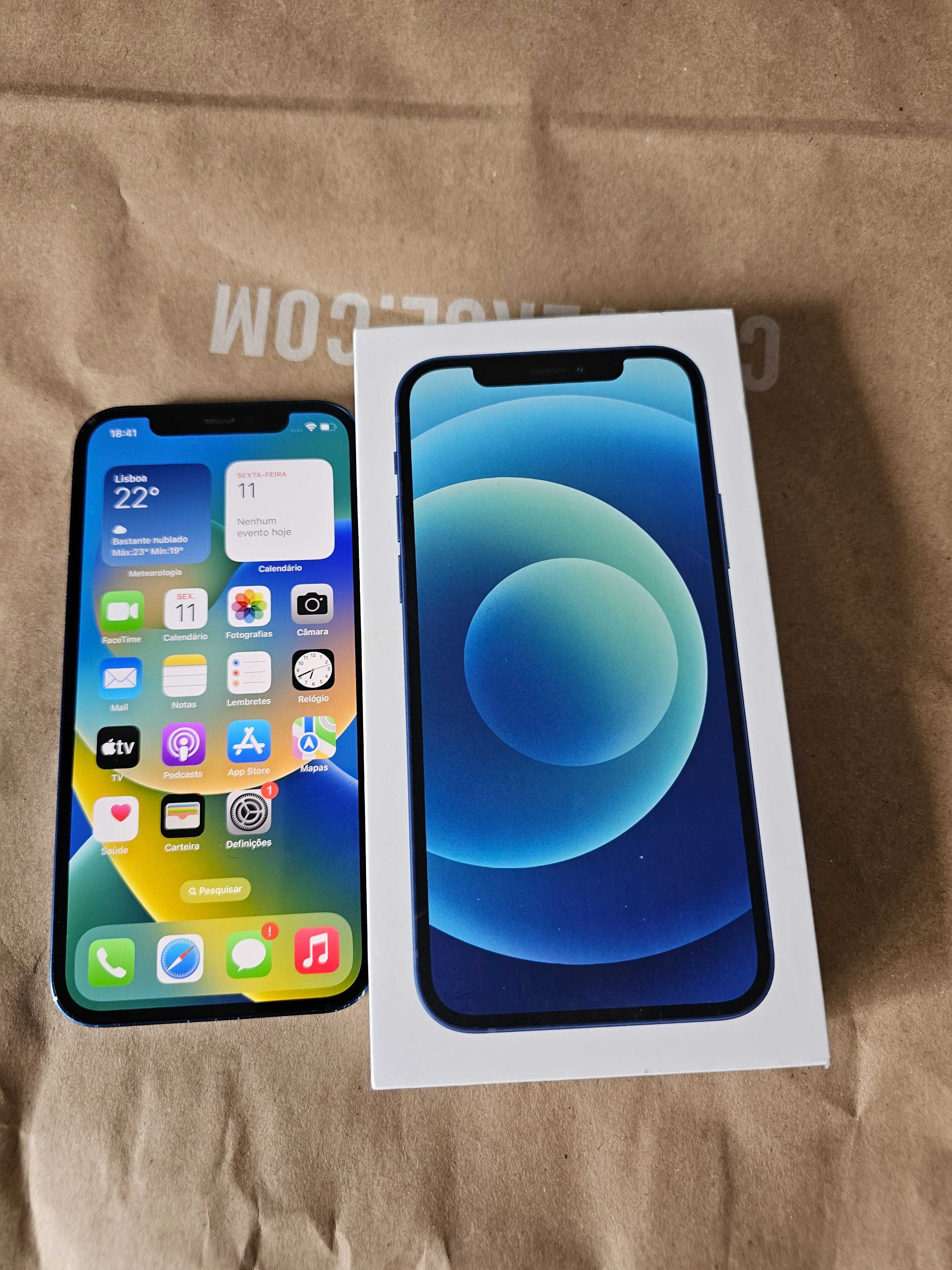 Iphone 12 128GB . Bateria 84%. Muito bom.  Tudo de origem.