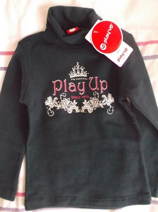 Camisola azul Princesa 4 anos da Play Up / Lib - ARTIGO NOVO