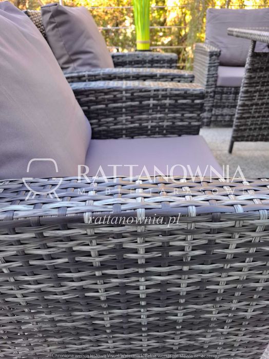 Narożnik Ogrodowy Duży Komplet Mebli Ogrodowych 8-10 os. WYPRZEDAŻ !!!