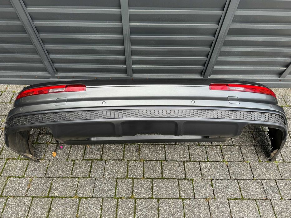 Audi Q7 4M Бампер задний, дорестайл рестайл