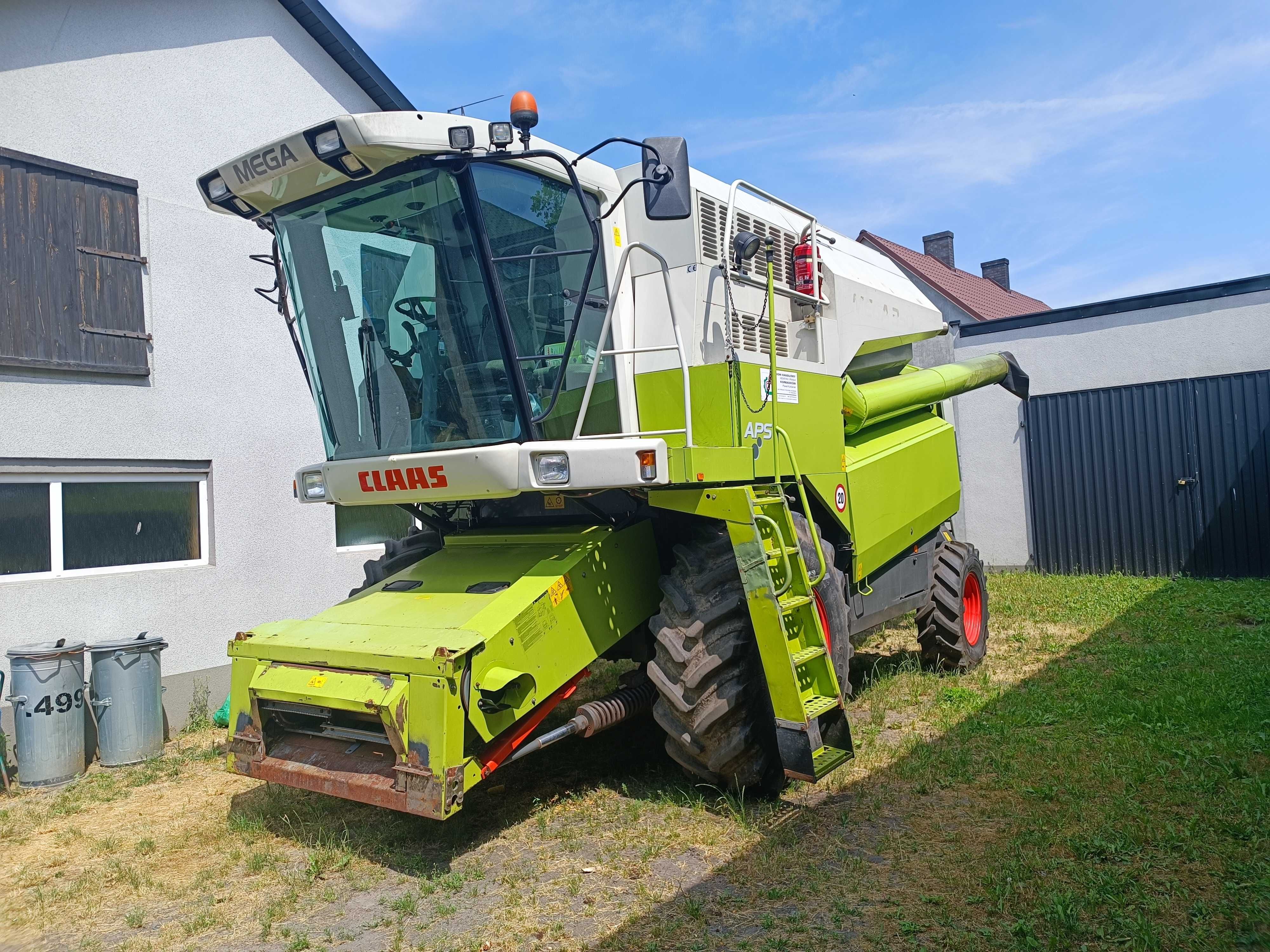 Kombajn zbożowy CLAAS MEGA 350 APS Heder 5.1m Stół do rzepaku -od ręki