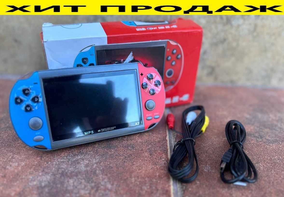 Портативная игровая приставка консоль sony PSP X7. Экран 5.1" 8Гб МP5