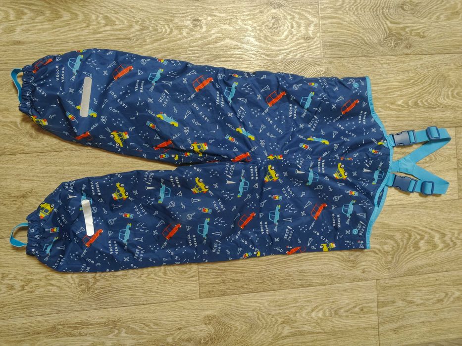 Демисезонные штани комбинезон дождевик 110-116 см , 5-6 лет на флисе