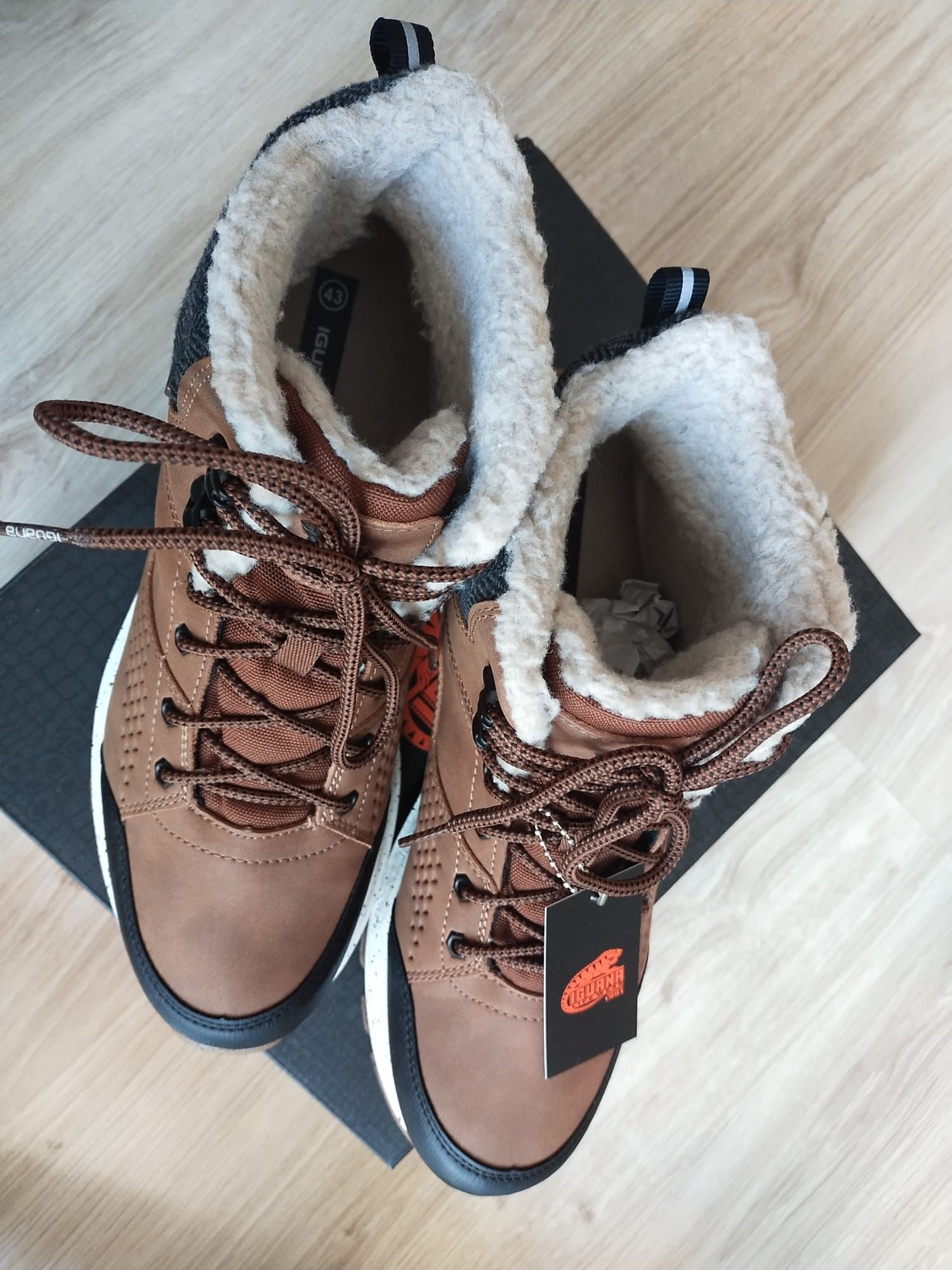 Nowe męskie buty zimowe IGUANA