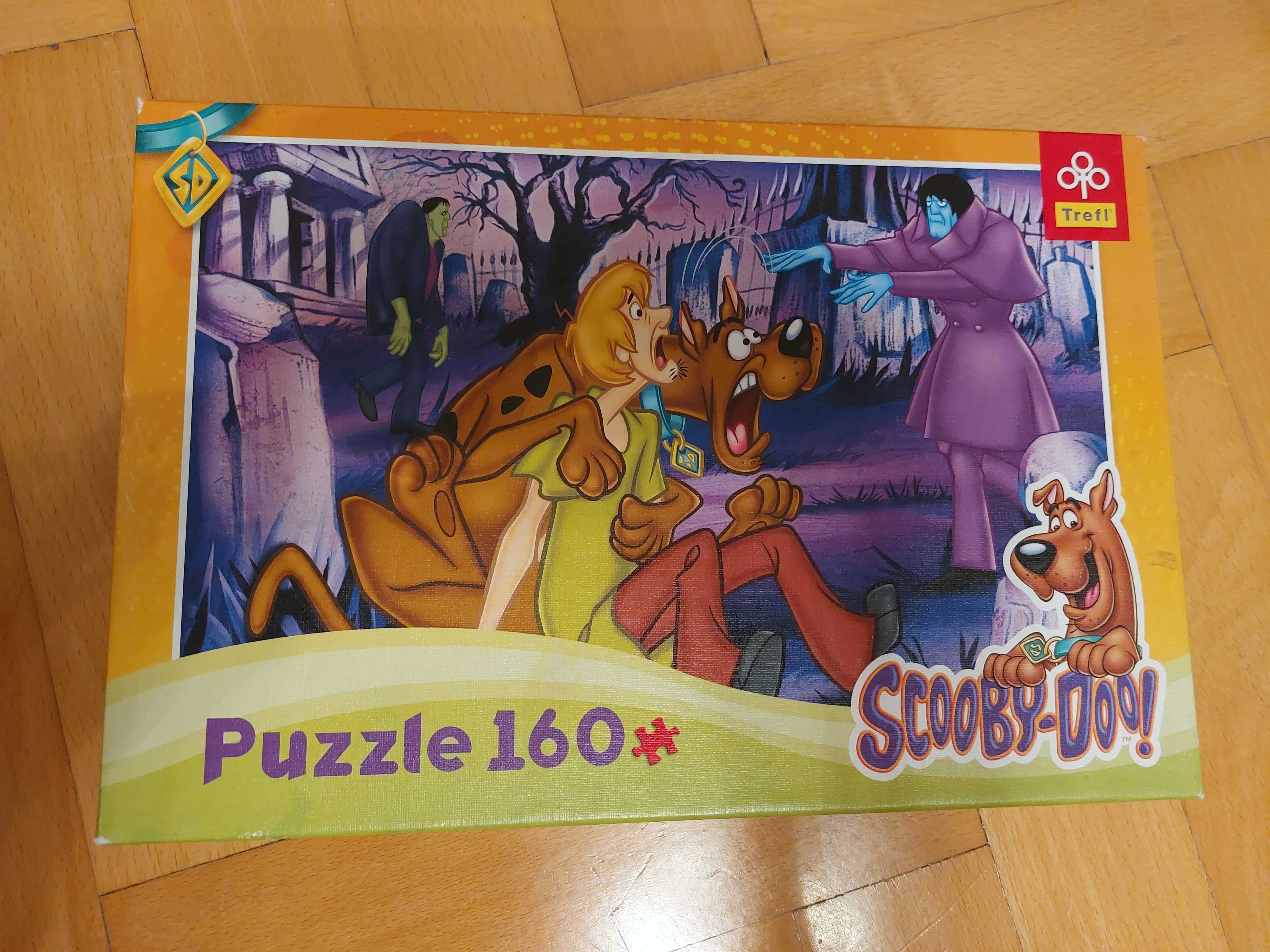 Puzzle trefl, 160 elementów, Scooby-Doo