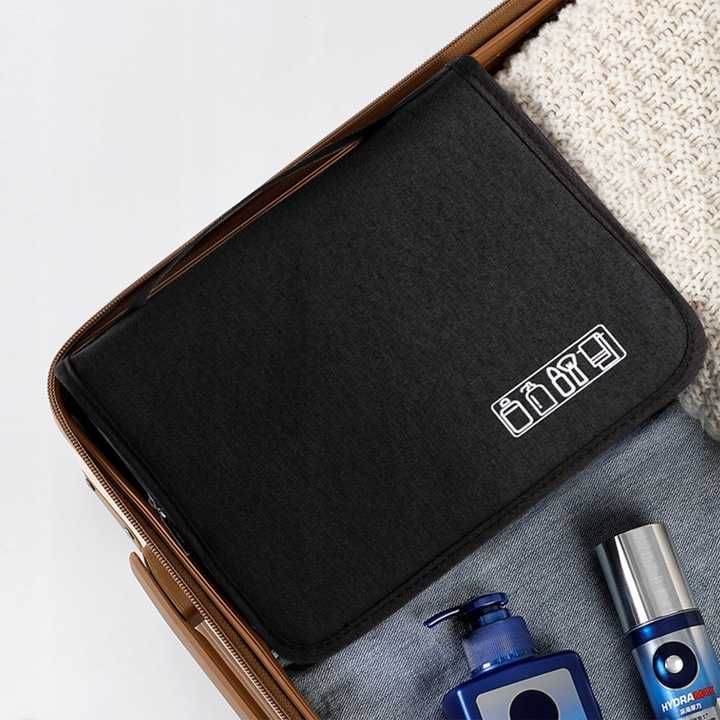 Unisex Kosmetyczka Podróżna Torba Organizer Kosmetyki Męska Damska