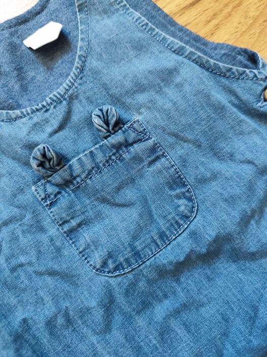 Джинсовий комбінезон Next 9-12 місяців