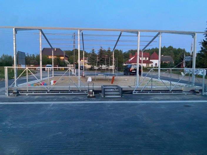 hala metalowa 12x20x4 Konstrukcja wiata 12x30 warsztat obora 12x25