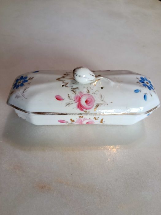 Caixa Vista Alegre V A  Séc XIX 19 cm