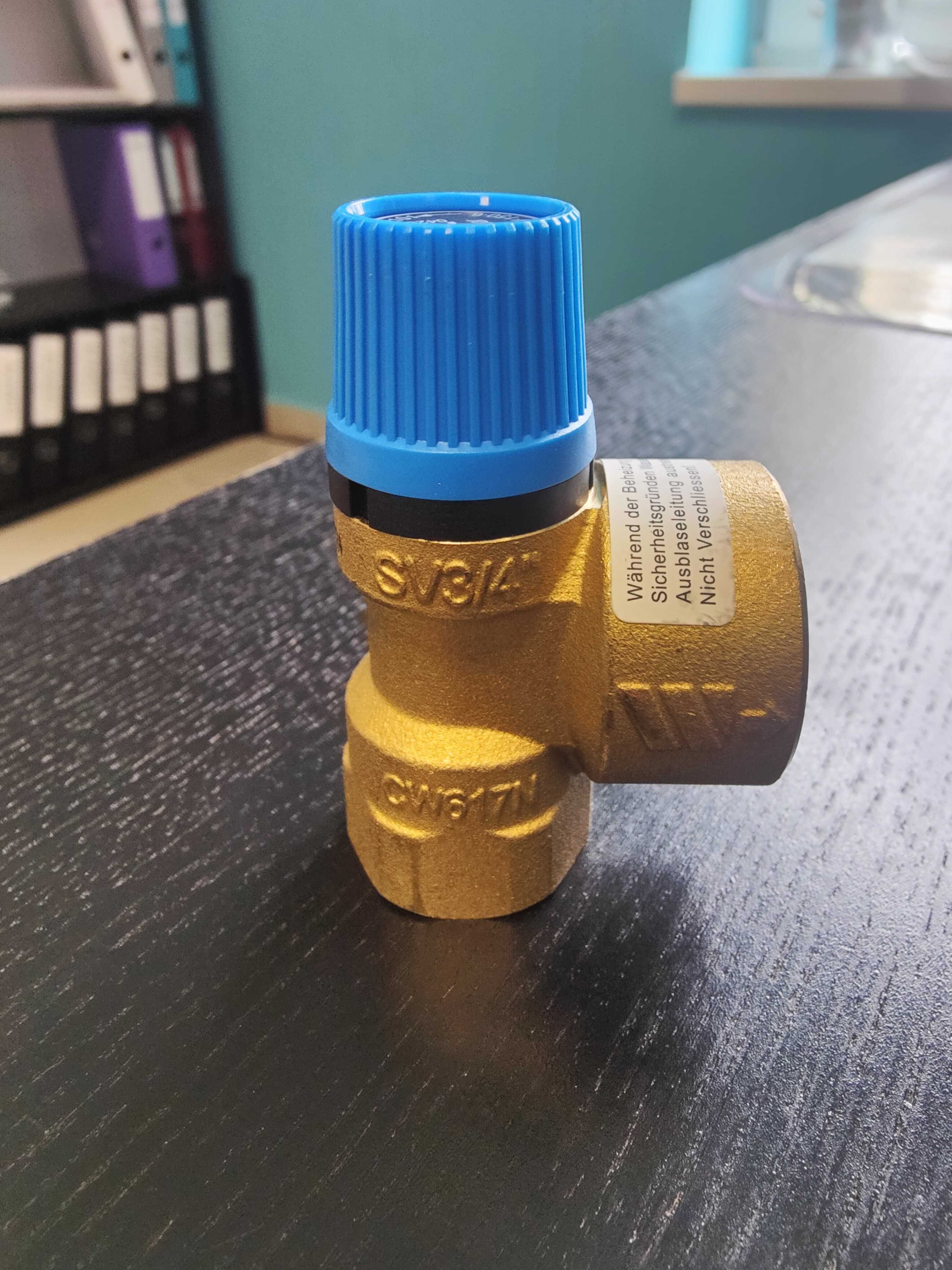 Zawór bezpieczeństwa Watts SVW 6 bar 3/4" do CWU – NOWY! (10 sztuk)