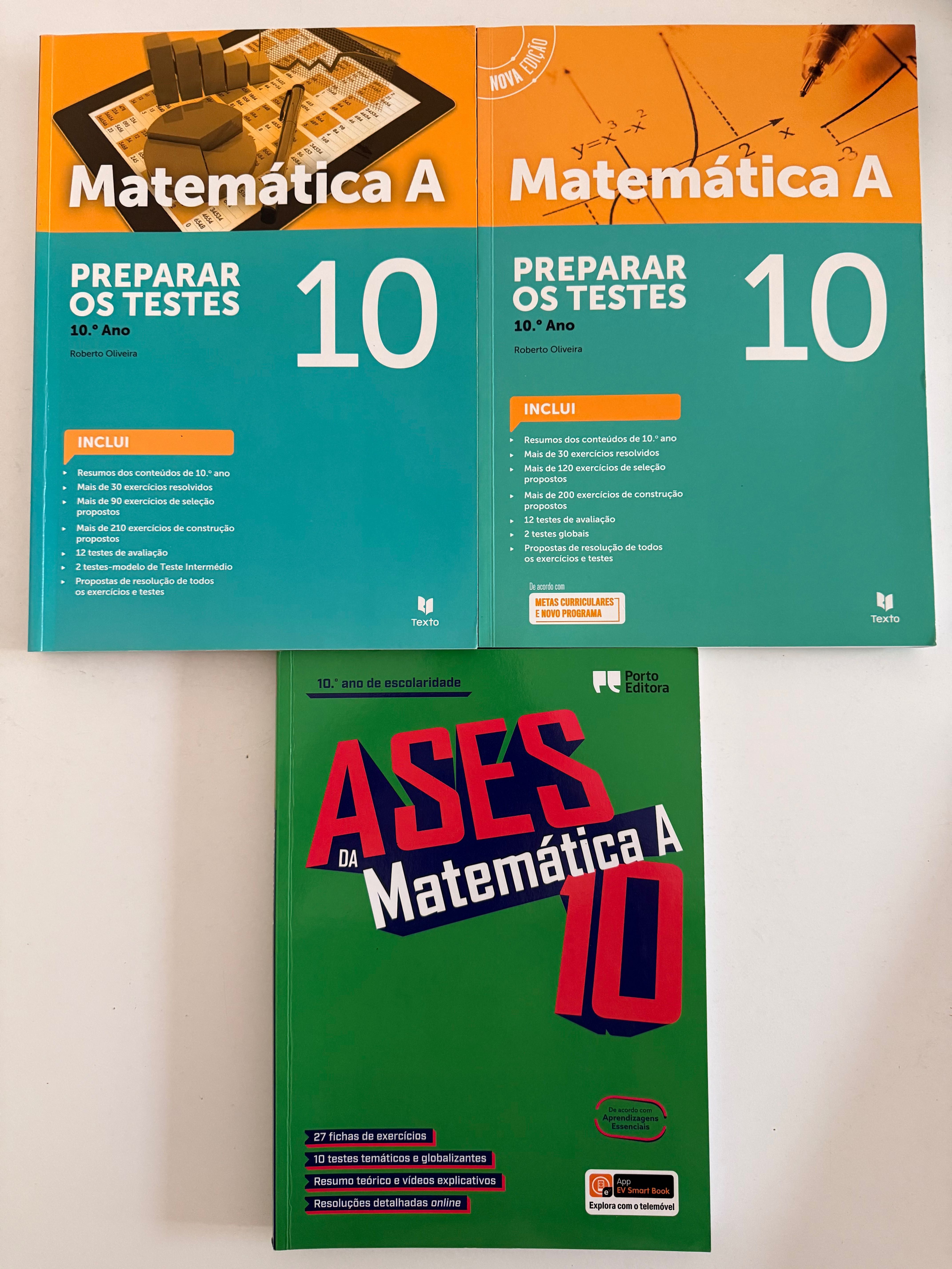 Livros de Matemática – 10.º Ano