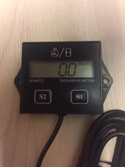 Conta horas rotações tacômetro