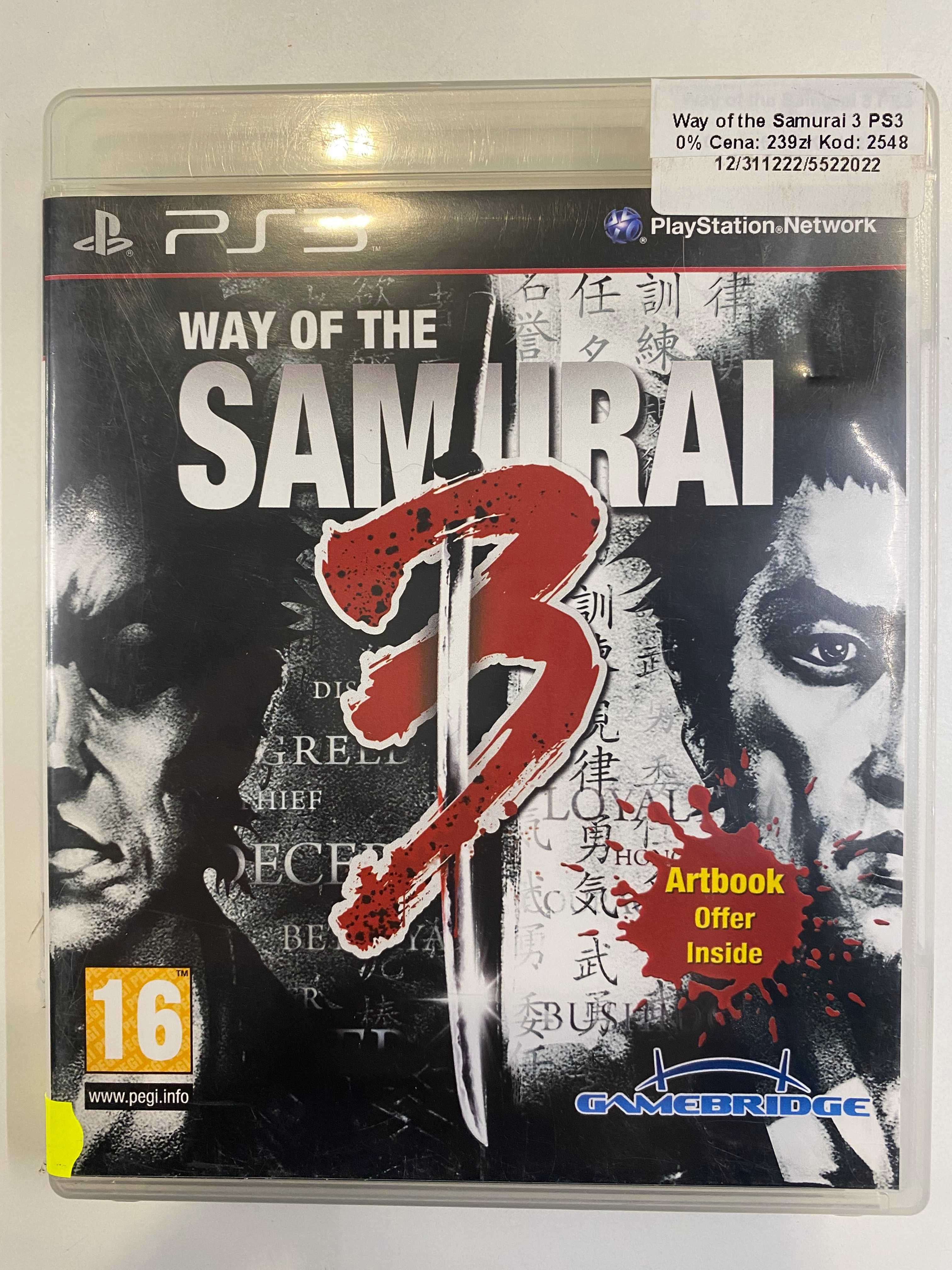 Way of the Samurai 3 PS3 Sklep Iława