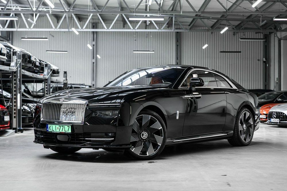 Rolls-Royce Spectre Bezwypadkowy. Launch Package. Bespoke. Black Diamond. Gwarancja.
