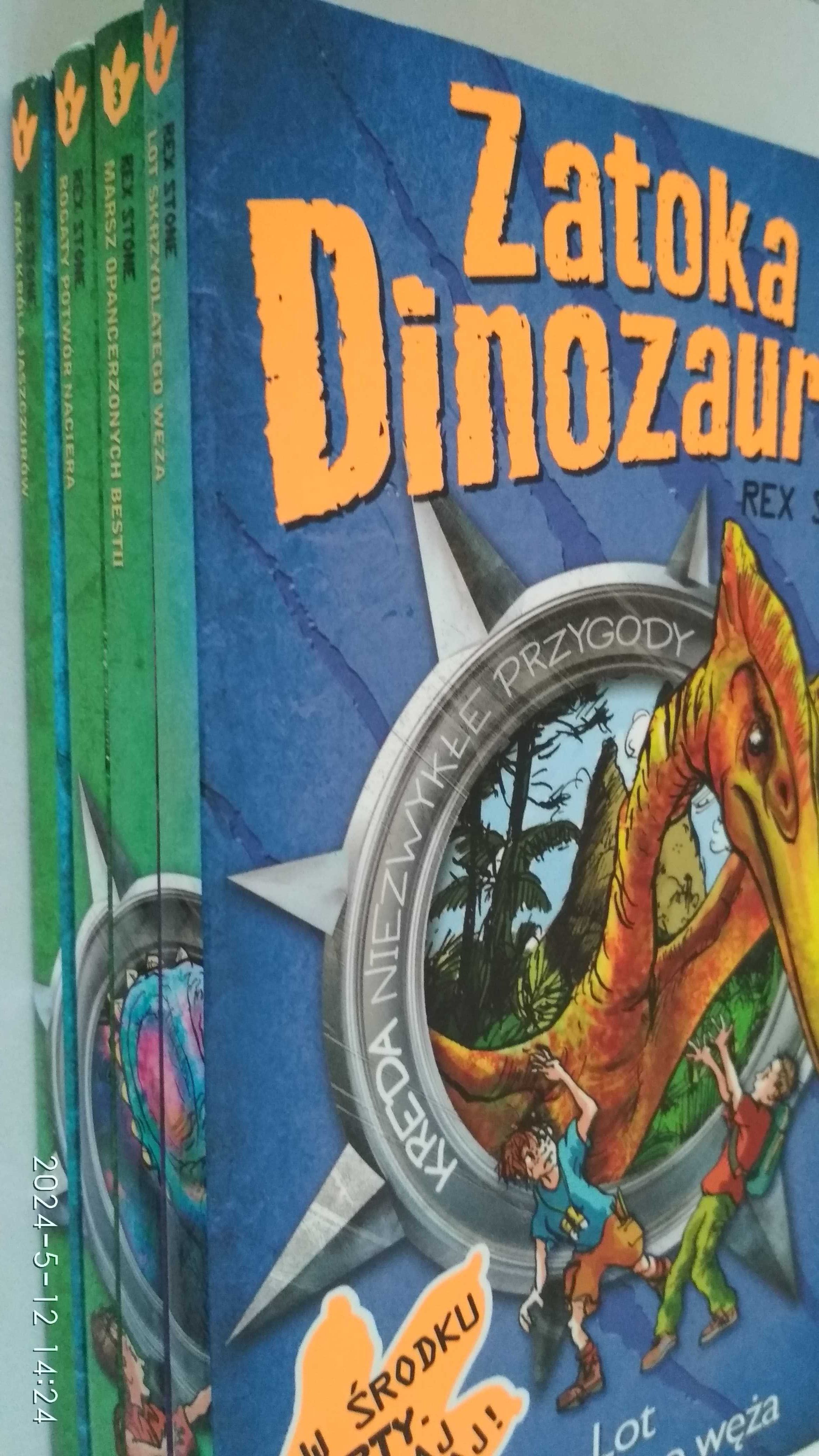 Zatoka Dinozaurów tom 1 2 3 4 + karty