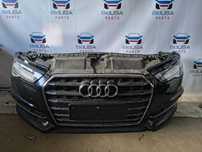 Zderzak Przedni Kompletny Lampy Full LED Chłodnice Audi A6 C7 lift 3.0