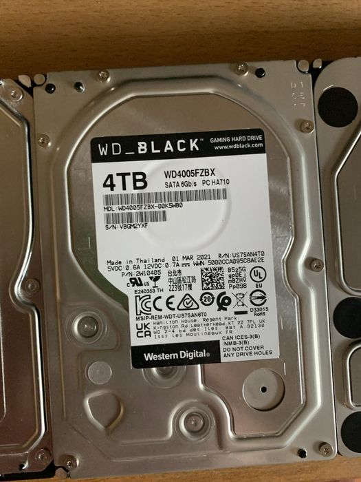 Жорсткий диск Western digital hdd WD black 4tb