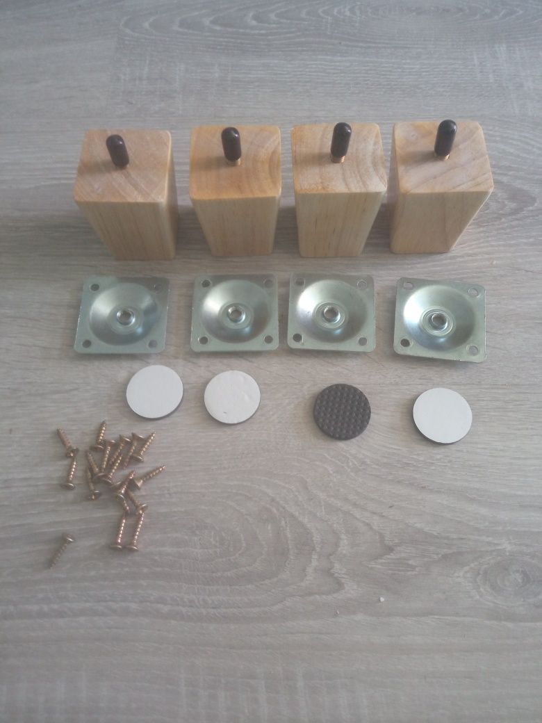 Nóżki drewniane 5 cm do mebli