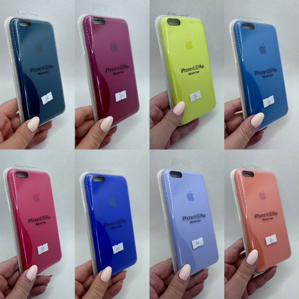 Чехол Silicone case для айфон 6s plus плюс накладка iPhone