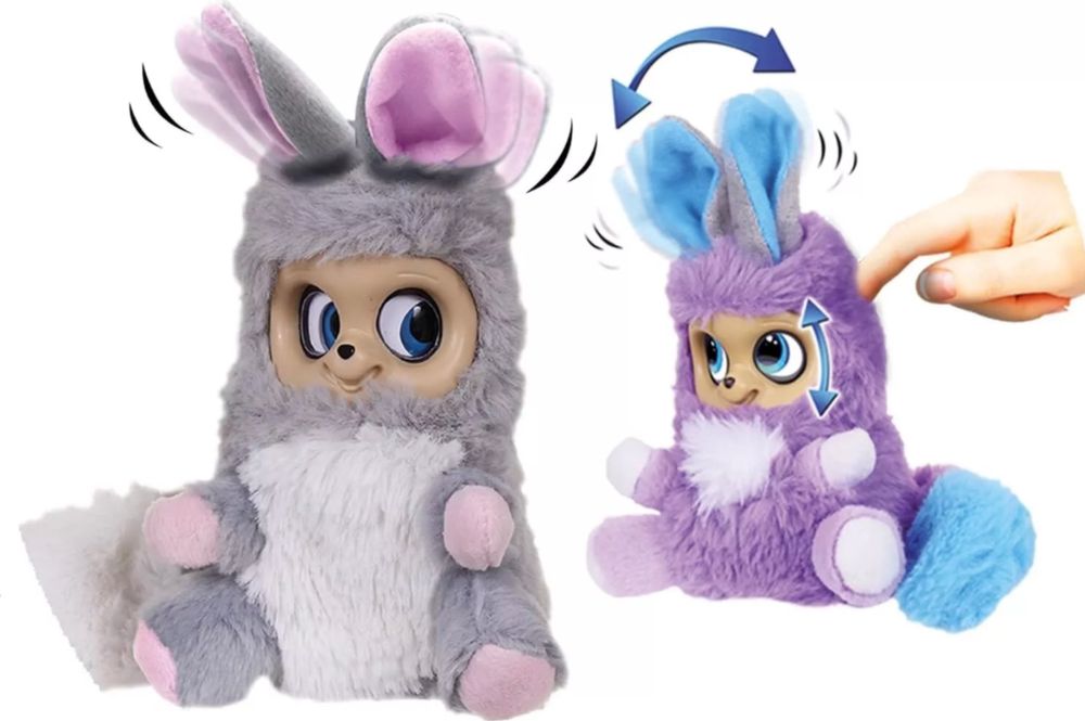 Bush Baby Neesha e Mimi Peluche interativo Boneco de colecao