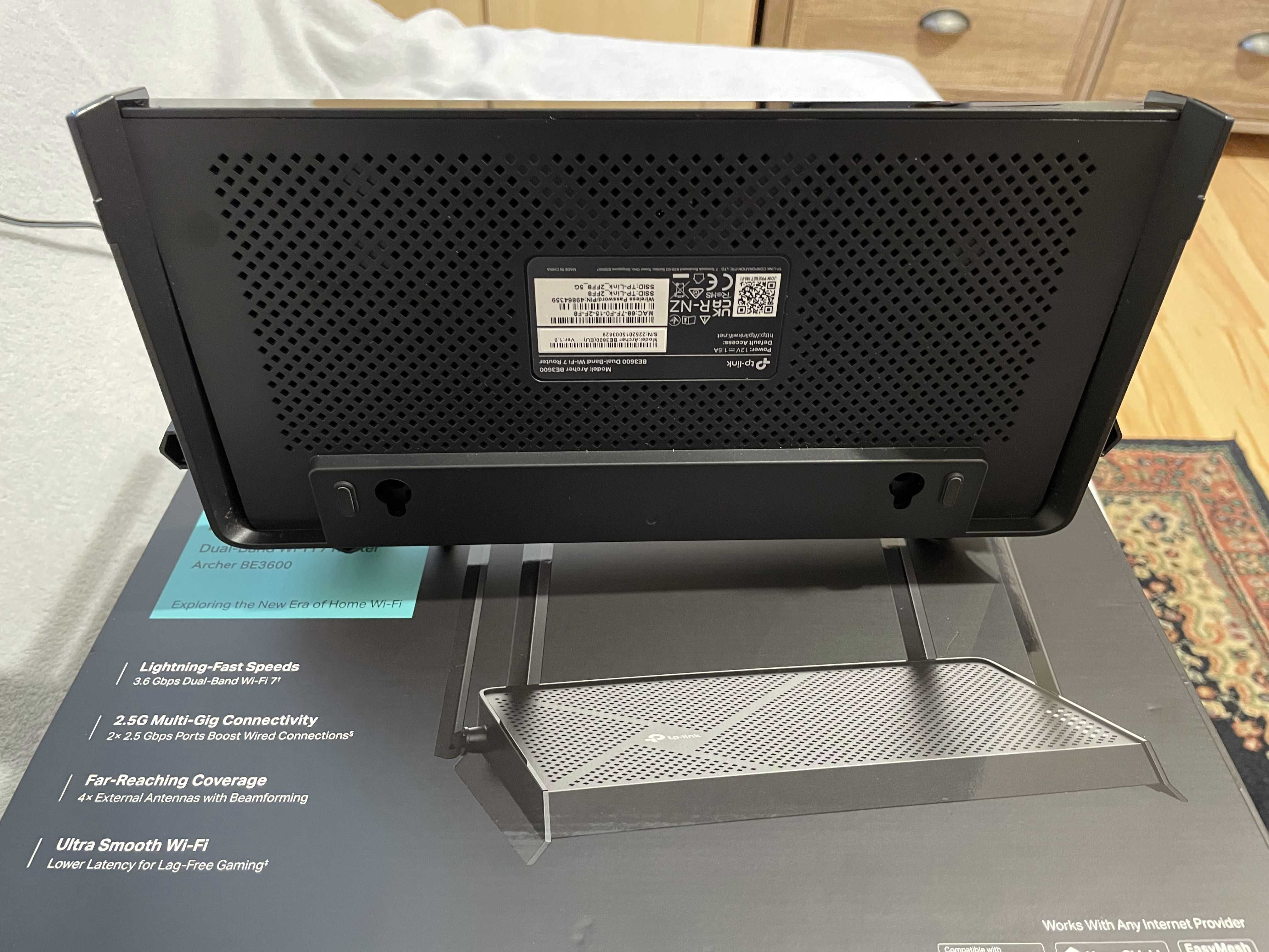 Router TP-LINK Archer BE3600 2.4 / 5 GHz (DualBand) Wi-Fi 7 Mesh