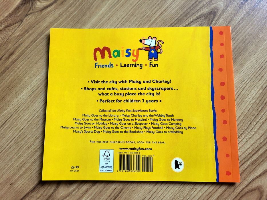 Maisy Goes to the City czytanka po angielsku Myszka Maisy