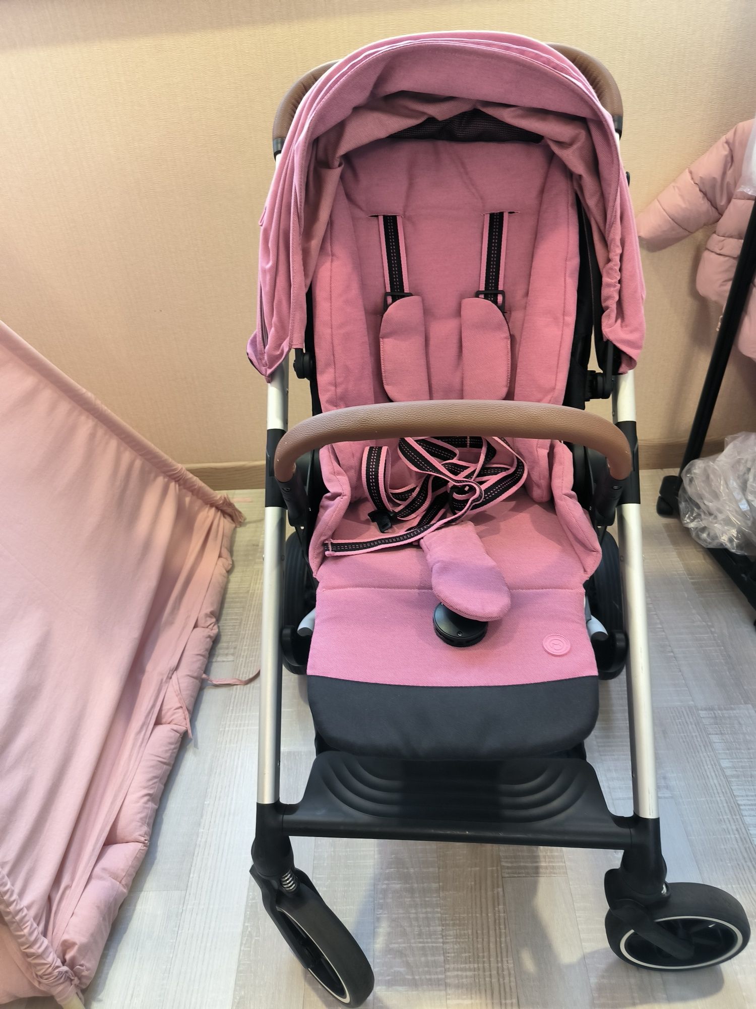 Коляска Cybex Balios S Lux Magnolia Pink 2в1