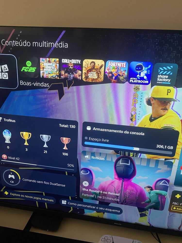 Ps5 semi nova para venda com jogo eafc25