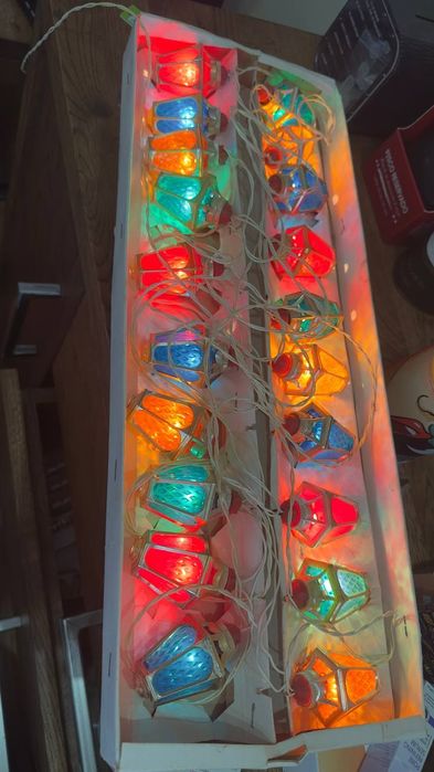 Винтажная электрическая гирлянда