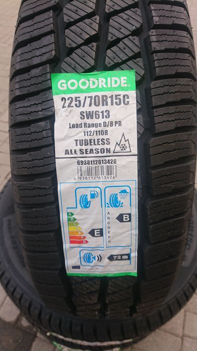 NOWE opony całoroczne 225/70R15C Goodride SW613 dostawcze BUS WYSYŁKA