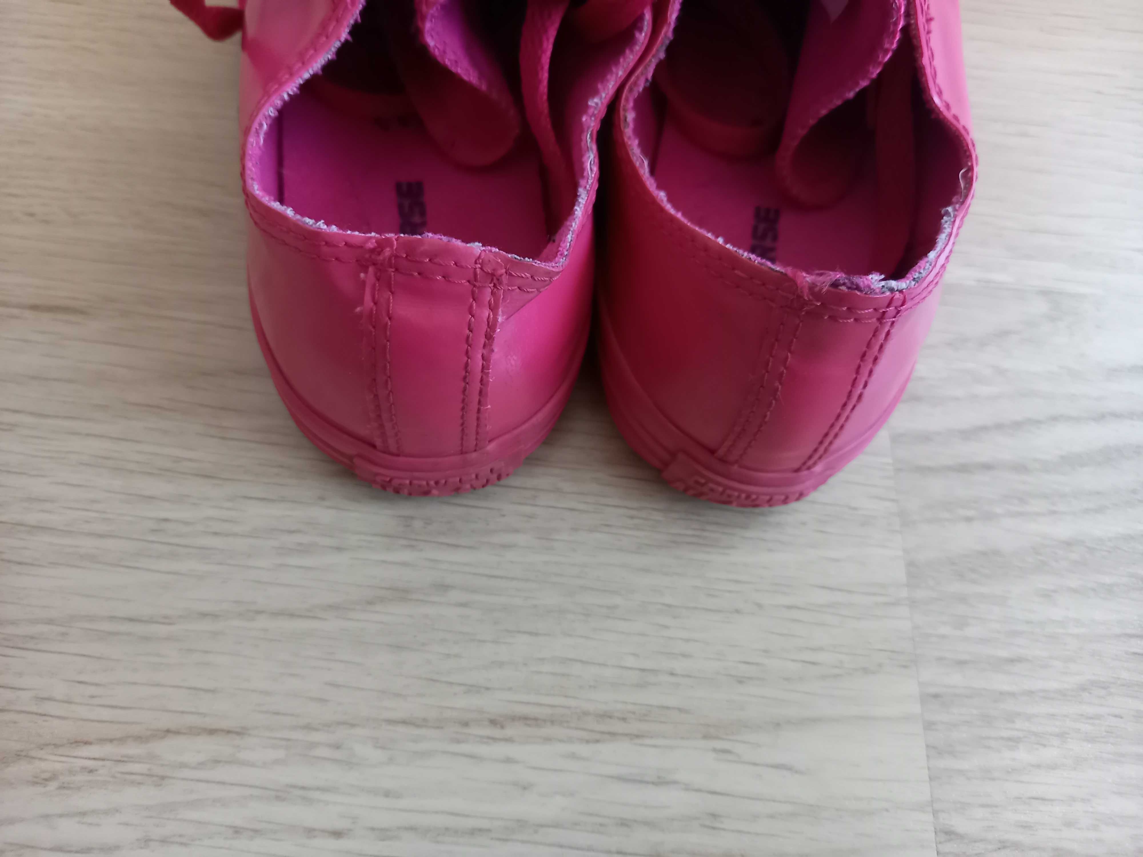 Bordowe trampki Converse 38