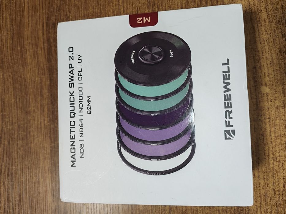 Комплект магнітних фільтрів Freewell M2 82mm 5Pack (ND8, ND64, ND1000,