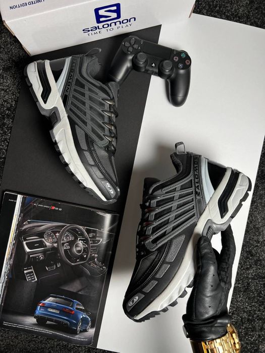 Мужские кроссовки саломон  Salomon ACS Pro GTX Grey Black White 41-46