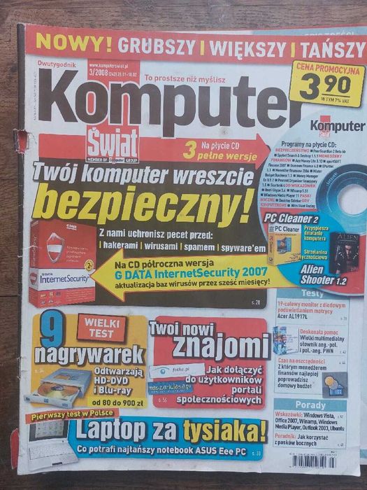 Czasopisma KOMPUTER ŚWIAT 4 numery