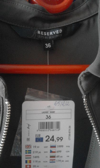 Bluzka koszula 36 S Reserved Metka