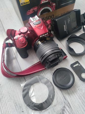 Lustrzanka Nikon D5500, obiektyw 18-55 + GRATISY