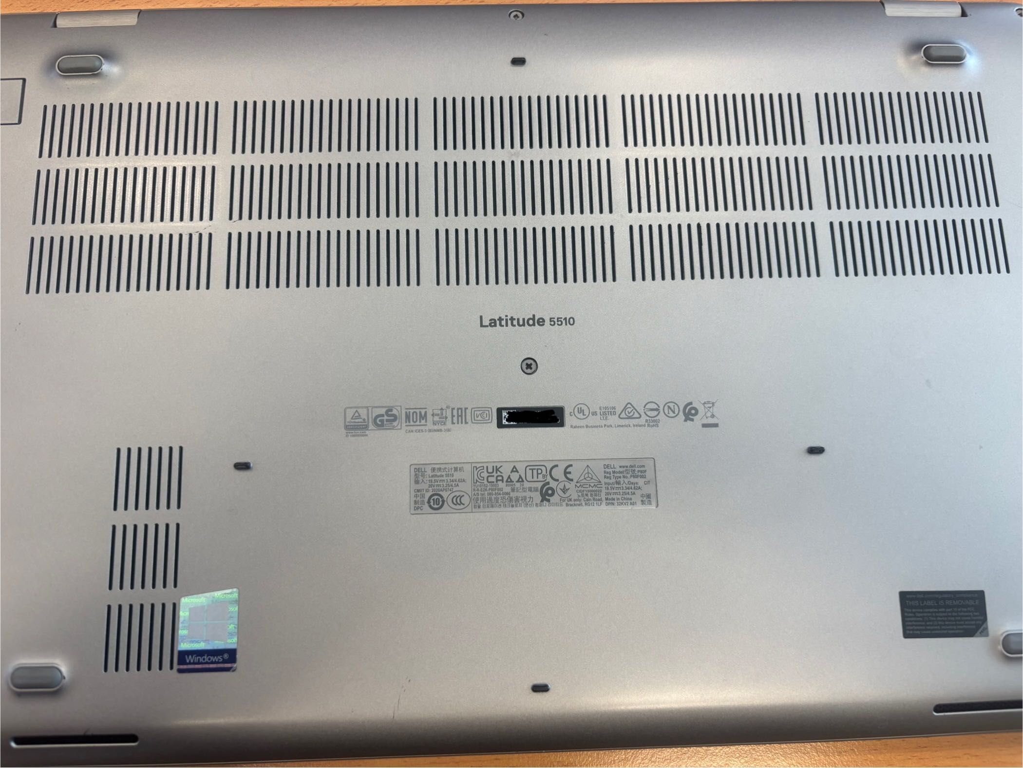 Portátil Dell Latitude 5510