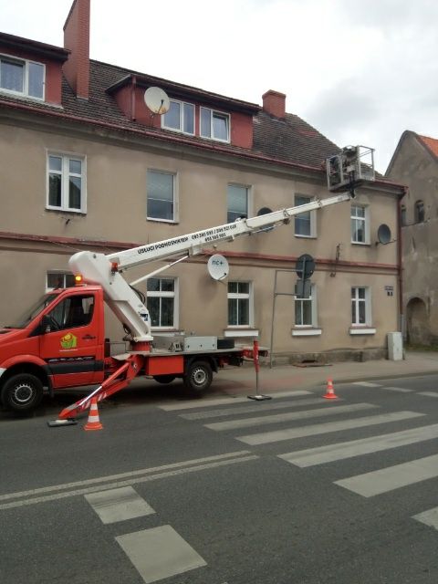 Podnośnik koszowy, zwyzka, wysięgnik -22m-Trzebiatów,Gryfice,Kołobrzeg