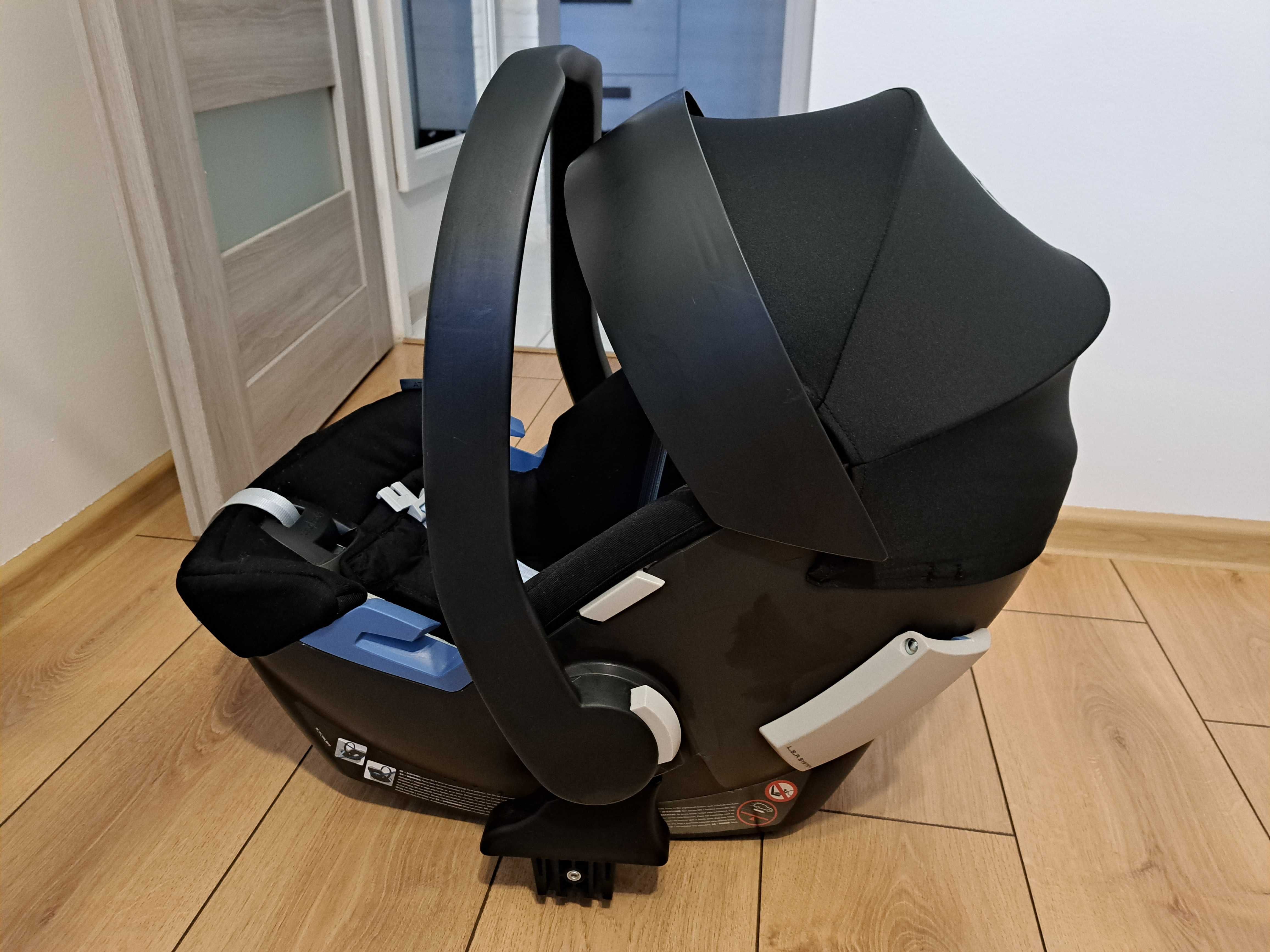 Fotelik aton 5 cybex 0-13kg + adaptery + letni pokrowiec