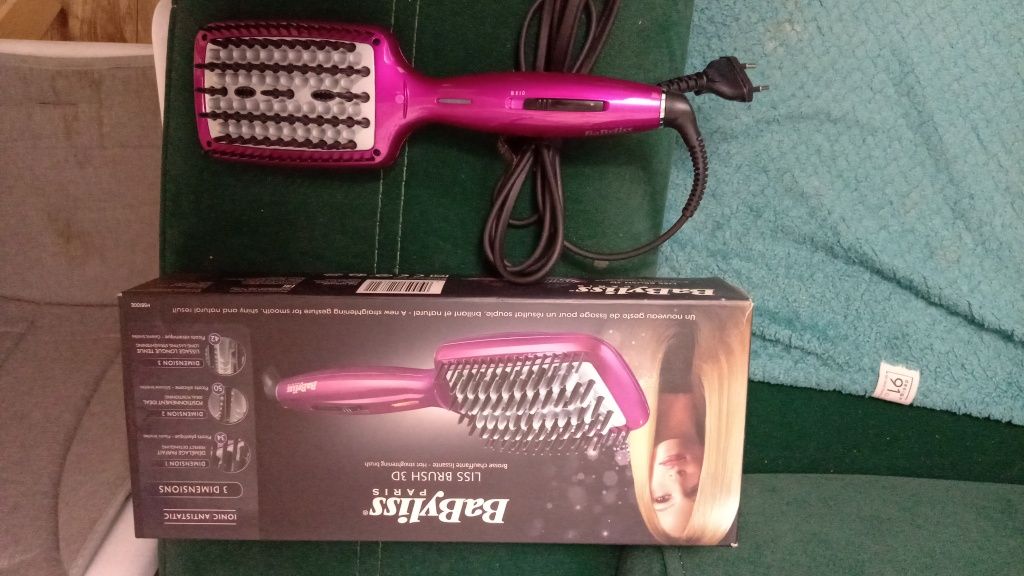 Elektryczna szczotka prostująca włosy Babyliss