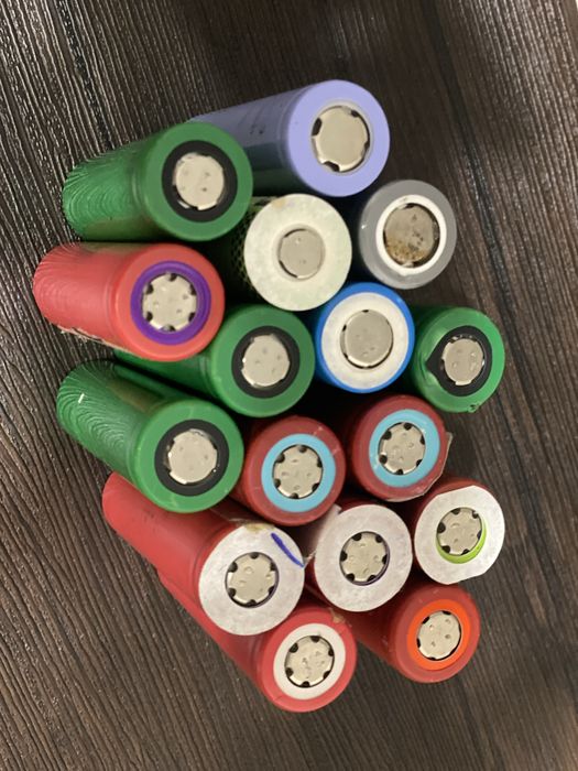 Акумуляторні батареї 18650 від батарей ноутбука 20 штук