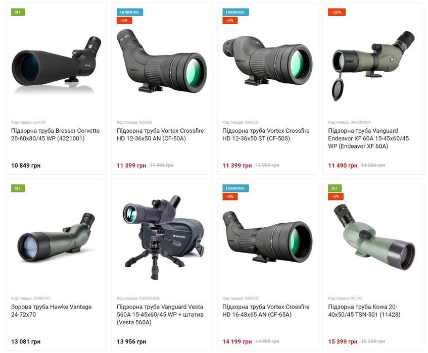 Подзорная труба Vortex