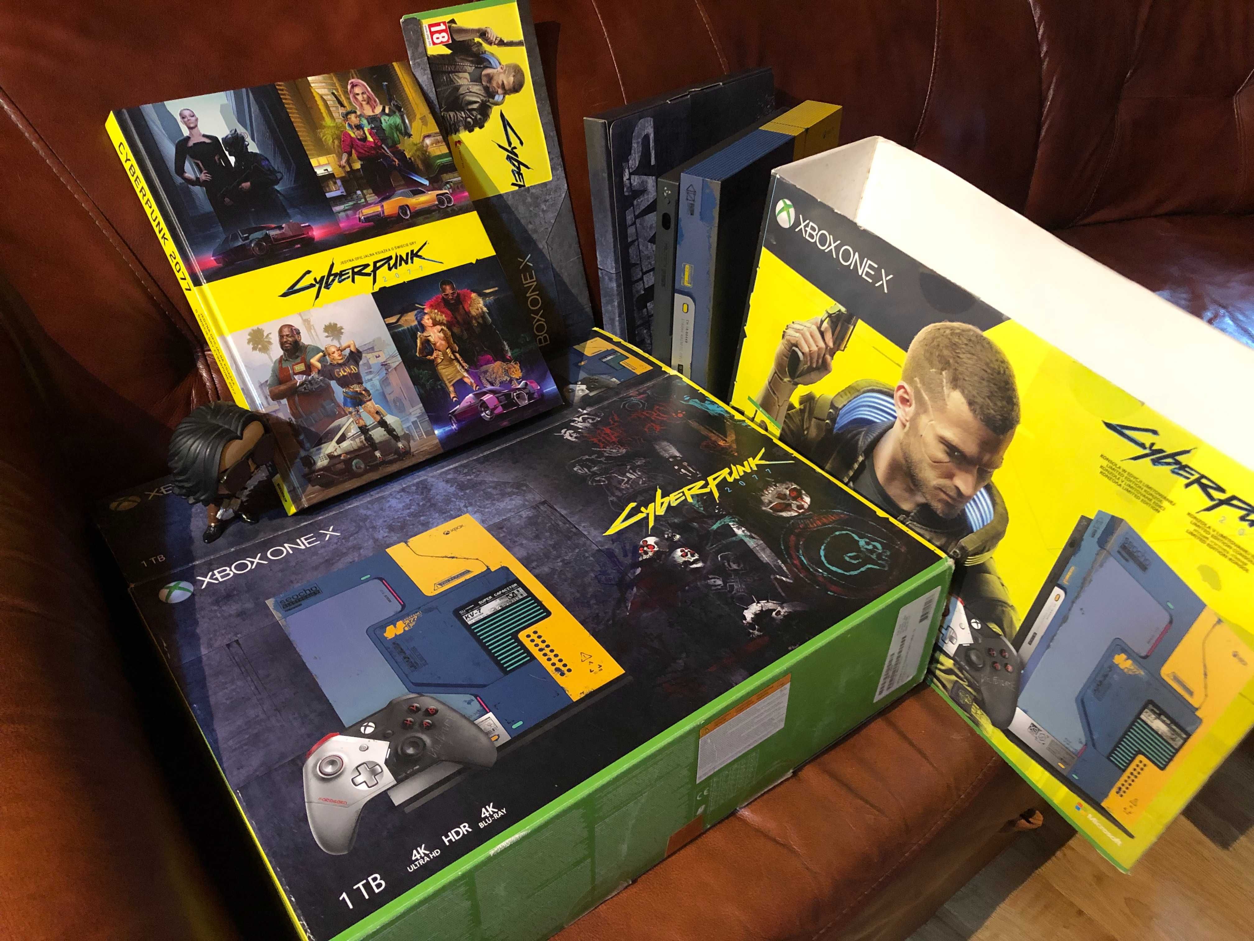 Konsola Limitowana Cyberpunk XBOX ONE X +2 Pady ZAMIANA NA VHS,Laptop
