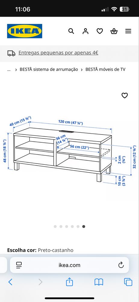 Móvel TV - Besta, IKEA