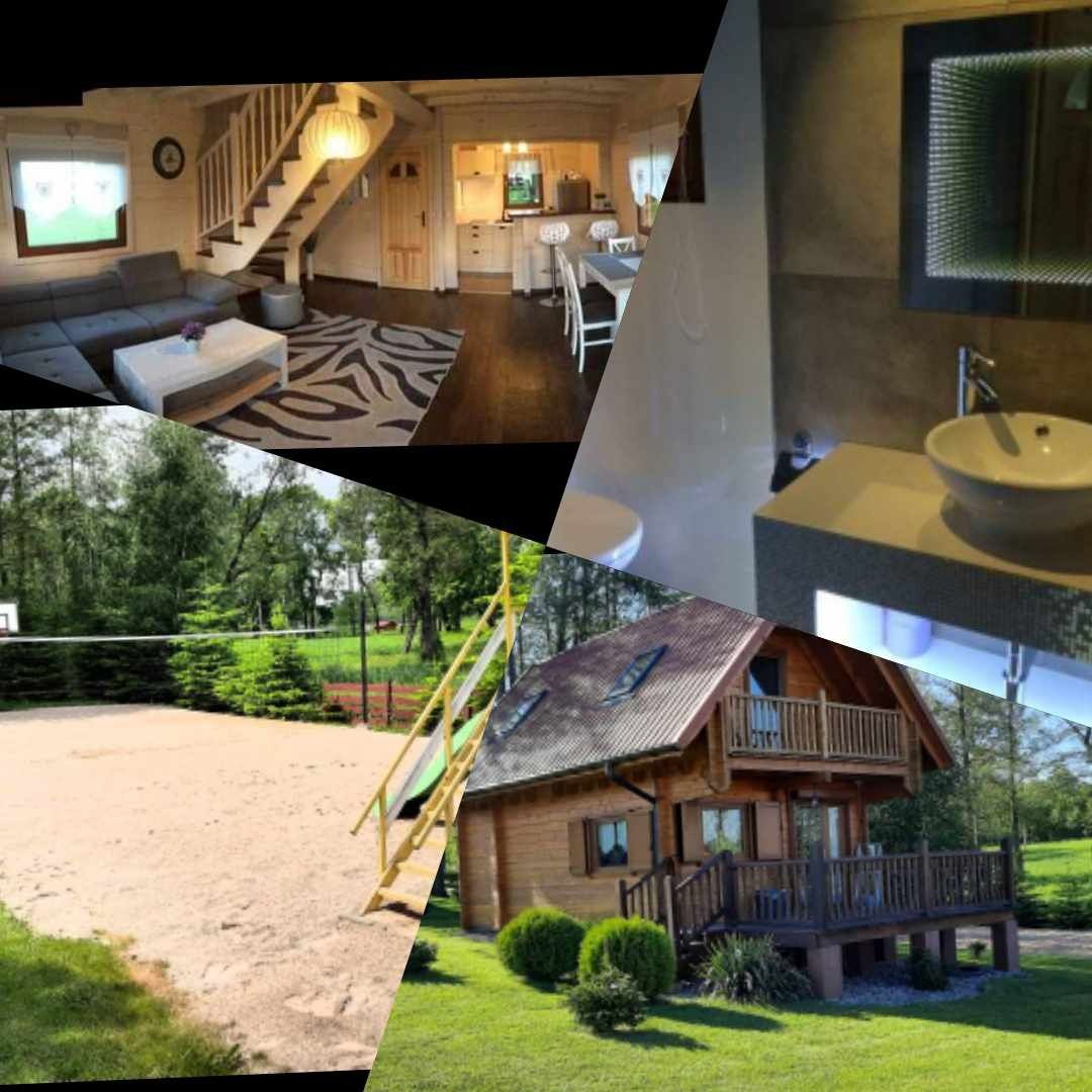 Domki letniskowe Mazury Giżycko nad jeziorem.Jakuzzi sauna w cenie