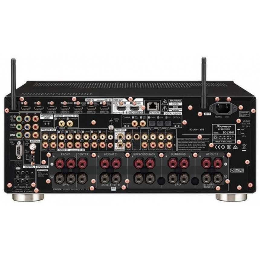 Amplituner Pioneer SC-LX901 (11.2 channels, Dolby Atmos / Vision, 4K]
