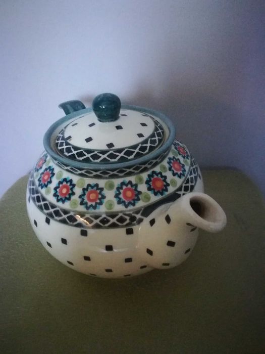 Czajniczek do herbaty 1L Ceramika Bolesławiecka